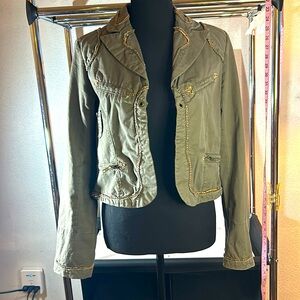 Zoompy Military Style Jacket with embroidered details - Size Medium